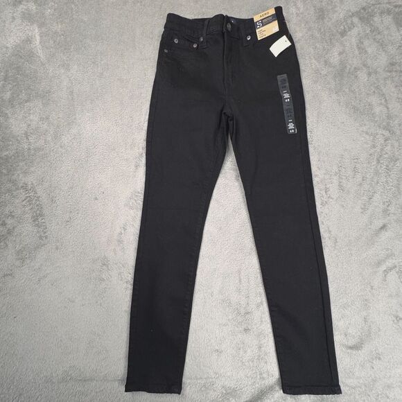 Aeropostale Denim - Aeropostale NWT Women's Black Jegging Size 6R (28x27)‎ Super High Rise